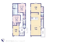 【神奈川県/横浜市青葉区松風台】横浜市青葉区松風台 新築一戸建て 間取り図