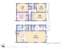 【神奈川県/横浜市緑区長津田】横浜市緑区長津田2丁目 新築一戸建て 間取り図