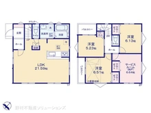 【神奈川県/横浜市青葉区藤が丘】横浜市青葉区藤が丘1丁目 新築一戸建て 間取り図