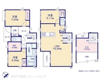 【神奈川県/横浜市緑区上山】横浜市緑区上山2丁目 新築一戸建て 間取り図