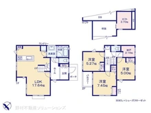 【神奈川県/横浜市緑区上山】横浜市緑区上山2丁目 新築一戸建て 間取り図