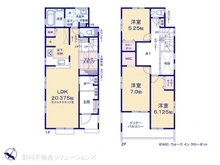 【神奈川県/横浜市青葉区奈良町】横浜市青葉区奈良町 新築一戸建て 間取り図
