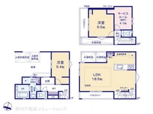 【千葉県/市川市八幡】市川市八幡1丁目 新築一戸建て 間取り図