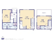 【東京都/江戸川区上篠崎】江戸川区上篠崎2丁目 新築一戸建て 間取り図