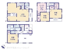 【千葉県/市川市日之出】市川市日之出 新築一戸建て 間取り図