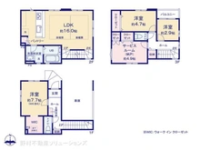 【千葉県/市川市南八幡】市川市南八幡1丁目 新築一戸建て 間取り図