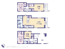 【千葉県/市川市伊勢宿】市川市伊勢宿 新築一戸建て 間取り図