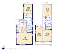 【千葉県/市川市原木】市川市原木4丁目 新築一戸建て 間取り図