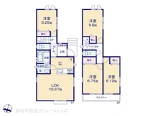 【千葉県/市川市原木】市川市原木4丁目 新築一戸建て 間取り図