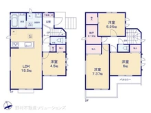 【千葉県/市川市須和田】市川市須和田2丁目 新築一戸建て 間取り図