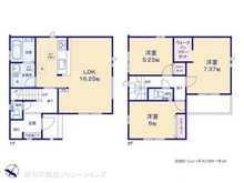 【千葉県/市川市香取】市川市香取1丁目 新築一戸建て 間取り図