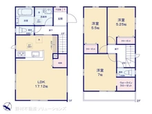 【千葉県/市川市香取】市川市香取1丁目 新築一戸建て 間取り図
