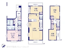 【千葉県/市川市南行徳】市川市南行徳2丁目 新築一戸建て 間取り図