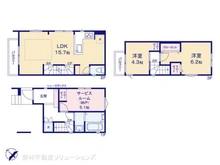 【千葉県/市川市塩焼】市川市塩焼4丁目 新築一戸建て 間取り図