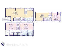 【千葉県/市川市福栄】市川市福栄1丁目 新築一戸建て 間取り図