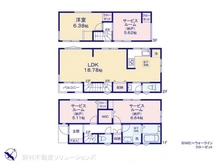 【千葉県/市川市福栄】市川市福栄1丁目 新築一戸建て 間取り図