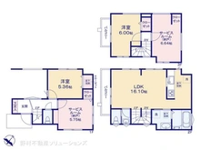 【千葉県/市川市福栄】市川市福栄1丁目 新築一戸建て 間取り図