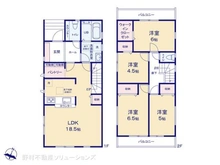 【千葉県/市川市本北方】市川市本北方2丁目 新築一戸建て 間取り図