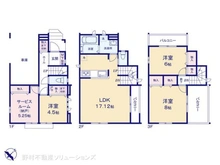 【千葉県/市川市富浜】市川市富浜3丁目 新築一戸建て 間取り図