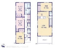 【千葉県/市川市香取】市川市香取1丁目 新築一戸建て 間取り図