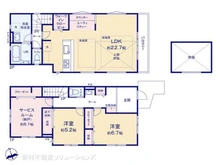 【千葉県/市川市平田】市川市平田2丁目 新築一戸建て 間取り図