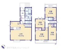 【千葉県/市川市新浜】市川市新浜1丁目 新築一戸建て 間取り図