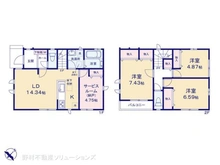 【千葉県/市川市新浜】市川市新浜1丁目 新築一戸建て 間取り図