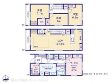 【東京都/江戸川区瑞江】江戸川区瑞江1丁目 新築一戸建て 間取り図