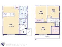 【千葉県/市川市曽谷】市川市曽谷4丁目 新築一戸建て 間取り図