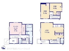 【千葉県/市川市香取】市川市香取1丁目 新築一戸建て 間取り図