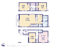 【千葉県/市川市香取】市川市香取1丁目 新築一戸建て 間取り図