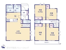 【東京都/江戸川区鹿骨】江戸川区鹿骨3丁目 新築一戸建て 間取り図