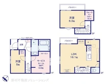 【千葉県/市川市福栄】市川市福栄3丁目 新築一戸建て 間取り図