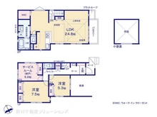 【千葉県/市川市大洲】市川市大洲1丁目 新築一戸建て 間取り図