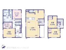 【千葉県/市川市大洲】市川市大洲1丁目 新築一戸建て 間取り図