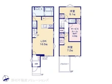 【千葉県/市川市本北方】市川市本北方2丁目 新築一戸建て 間取り図