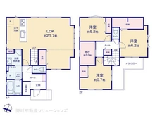 【千葉県/市川市柏井町】市川市柏井町1丁目 新築一戸建て 間取り図