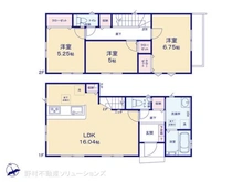 【千葉県/市川市曽谷】市川市曽谷4丁目 新築一戸建て 間取り図
