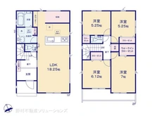 【千葉県/市川市曽谷】市川市曽谷4丁目 新築一戸建て 間取り図