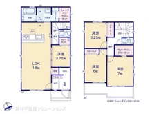 【千葉県/市川市曽谷】市川市曽谷4丁目 新築一戸建て 間取り図