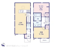 【千葉県/市川市国分】市川市国分1丁目 新築一戸建て 間取り図