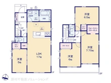 【千葉県/市川市大野町】市川市大野町2丁目 新築一戸建て 間取り図