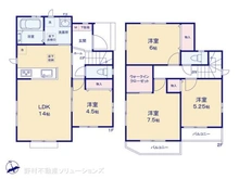【千葉県/市川市真間】市川市真間5丁目 新築一戸建て 間取り図