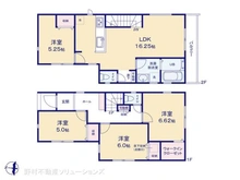 【千葉県/市川市真間】市川市真間5丁目 新築一戸建て 間取り図