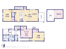 【千葉県/市川市真間】市川市真間5丁目 新築一戸建て 間取り図