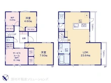 【千葉県/市川市行徳駅前】市川市行徳駅前4丁目 新築一戸建て 間取り図