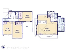 【東京都/江戸川区南篠崎町】江戸川区南篠崎町4丁目 新築一戸建て 間取り図