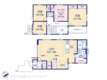 【千葉県/市川市八幡】市川市八幡6丁目 新築一戸建て 間取り図