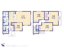 【千葉県/市川市東菅野】市川市東菅野5丁目 新築一戸建て 間取り図