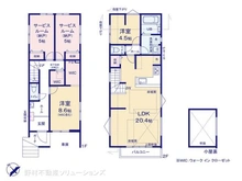 【千葉県/市川市本塩】市川市本塩 新築一戸建て 間取り図